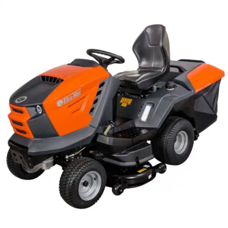 Tracteur tondeuse thermique bac de ramassage Oleo-Mac OM106/16KH Exclusive – coupe 102 cm Vente Flash