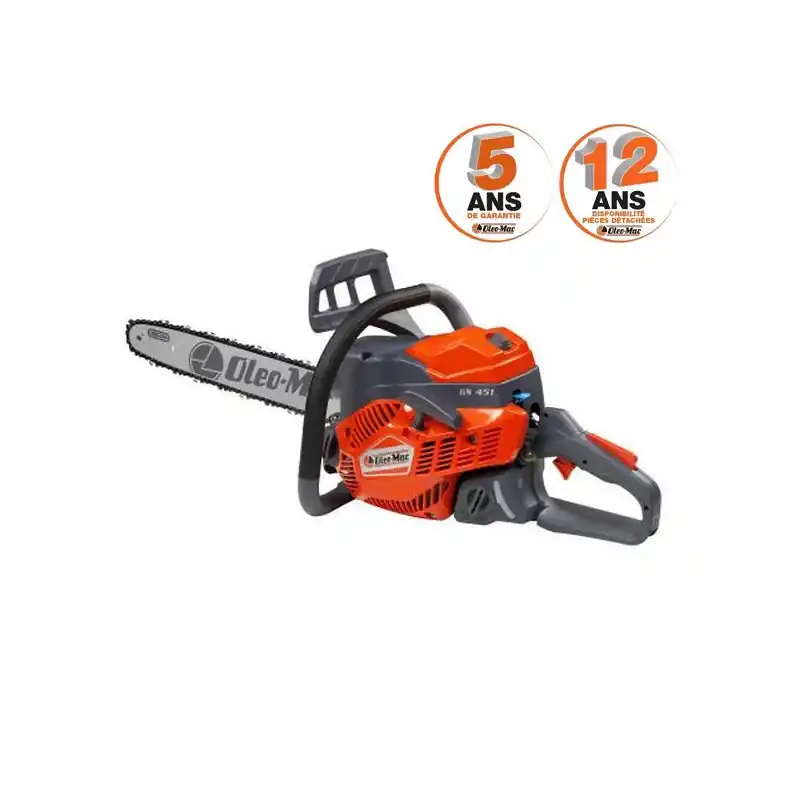 Tronçonneuse Oleo Mac GS451 – coupe 41 cm, moteur 42,9 cm3 Remise