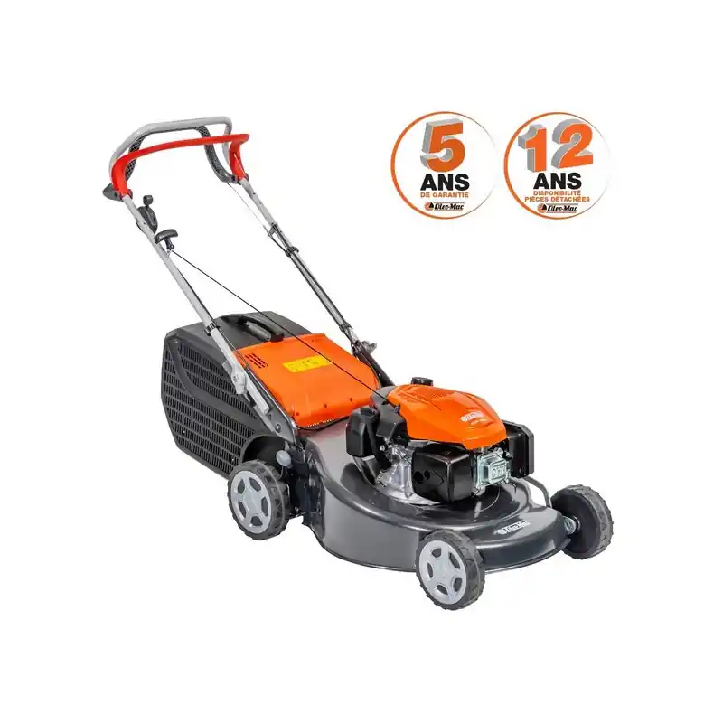 Soldes Tondeuse thermique Oleo Mac GH53TK, ramassage, éjection arrière et latérale – coupe 53 cm