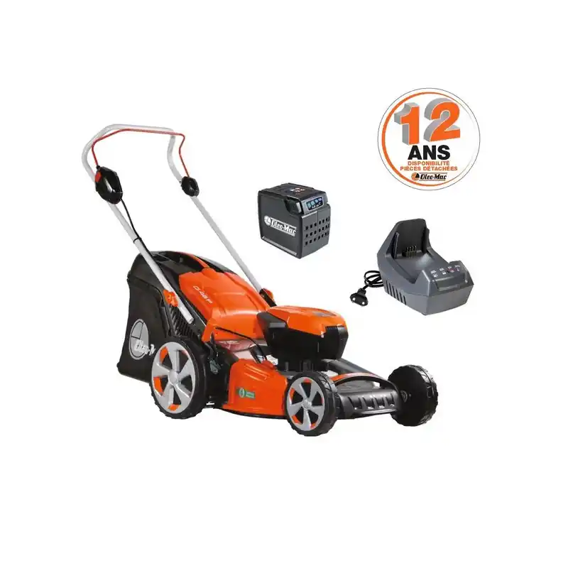 Offre Limitée Kit tondeuse poussée à batterie Oleo Mac GI48P – coupe 48 cm