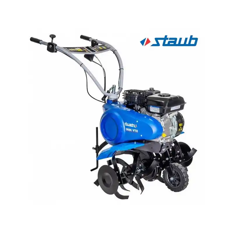 Achat Immédiat Motobineuse transformable Staub STV3800 en motoculteur – largeur de travail, 80 cm, moteur 208 cm3
