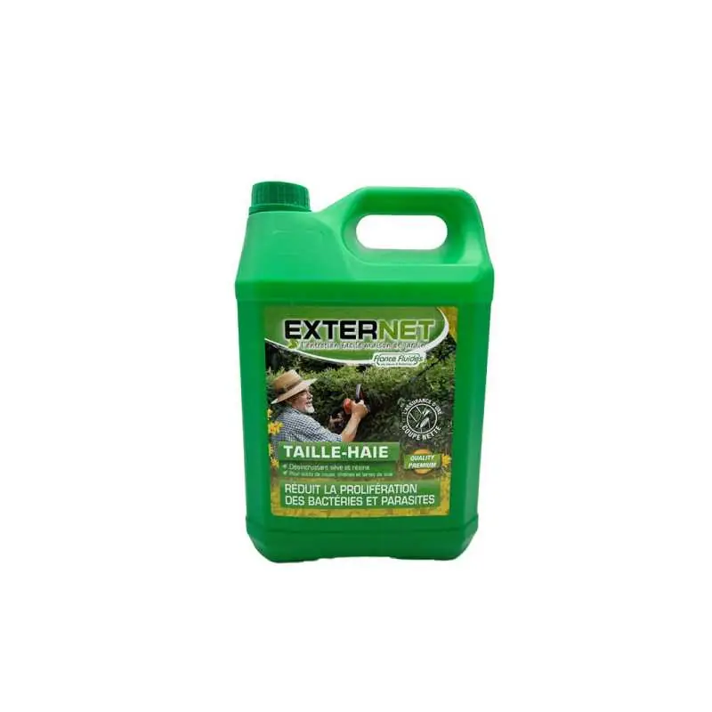 Désincrustant nettoyant sève et résine Taille-haie 5L – EXTERNET – 0177AK Satisfait Ou Remboursé