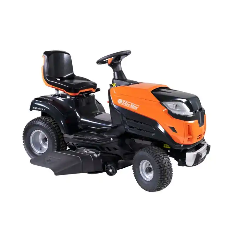 Tracteur tondeuse éjection latérale Oleo-Mac OM99L/12,5KM – coupe 98cm Prix Cassé