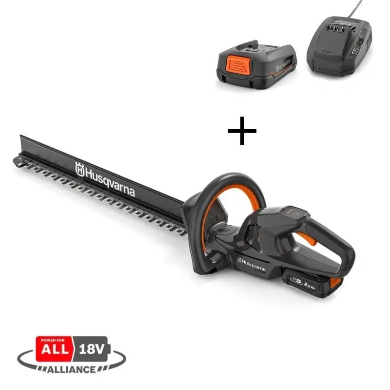 Taille-haie Aspire Husqvarna H50-P4A Pack batterie 2.5 Ah et chargeur Prix Bas