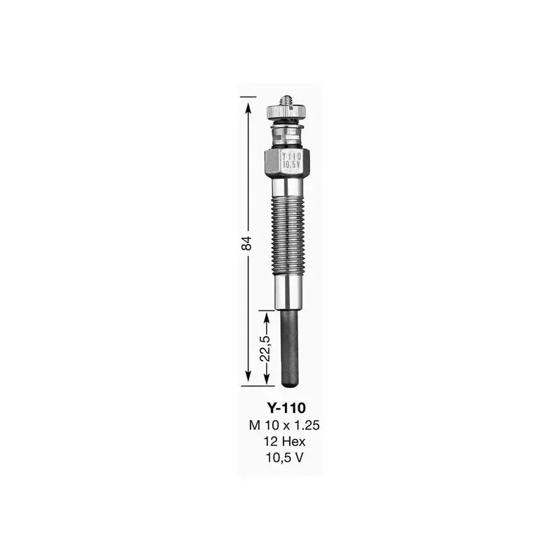 Super Prix BOUGIE DE PRECHAUFFAGE Y110 UT
