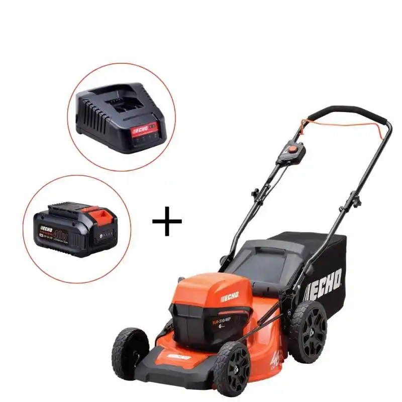 Soldes Tondeuse poussée à batterie Echo DLM310/46P pack – coupe 46 cm