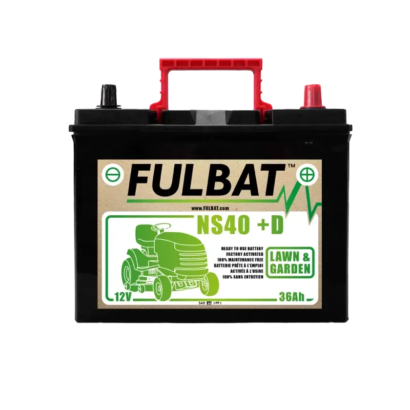 Batterie de démarrage Ca/Ca NS40 (+D) 12V 36Ah – FULBAT – Borne + à droite – 550883 Soldes