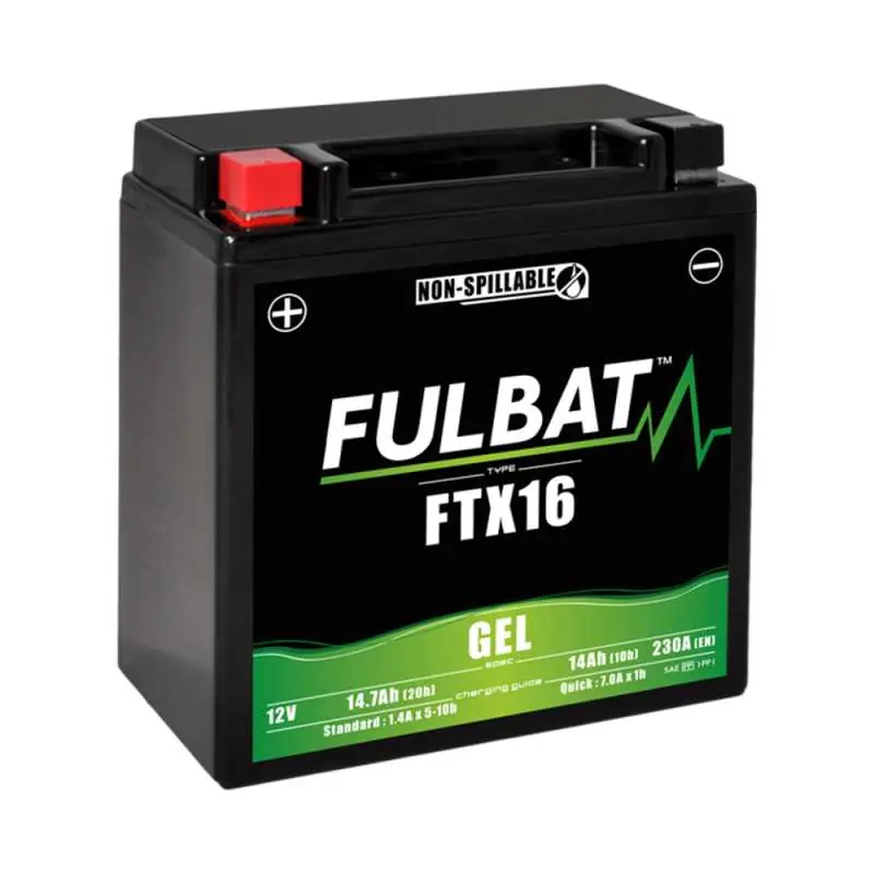 Batterie pour autoportée Gel FTX16 12V 14,7Ah – FULBAT – 230A – 550763 Jusqu&rsquo;à Épuisement Des Stocks