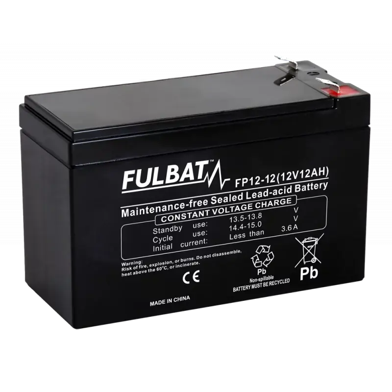 BATTERIE FP12-12 ETANCHE 12V 12.6 Ah 151-98-101 Populaire