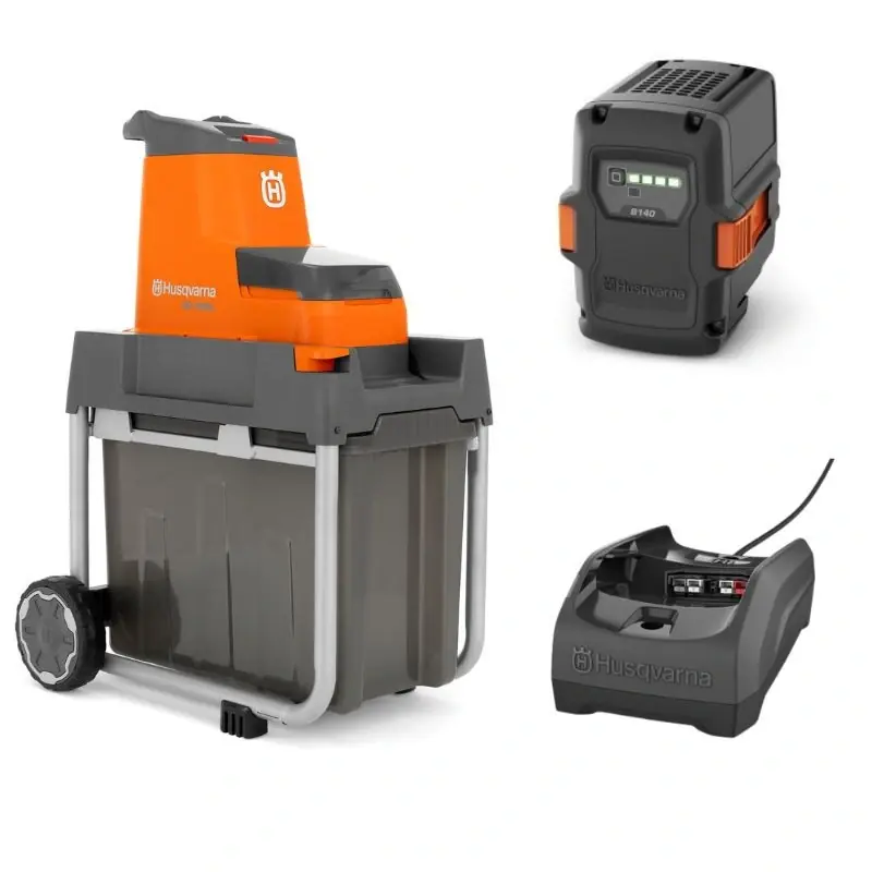 Promotion Saisonnière Pack broyeur végétal Husqvarna GS340iS + batterie 40-B140 + chargeur 40-C80