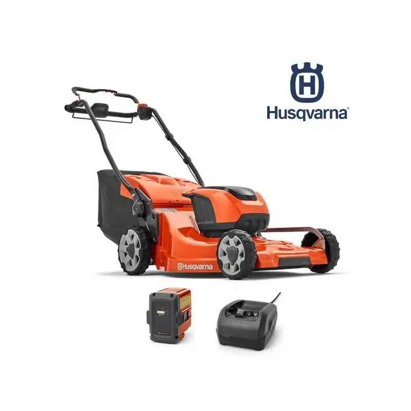 Pack tondeuse à batterie Husqvarna LC247i + Chargeur + Batterie – coupe 47 cm Offre Limitée