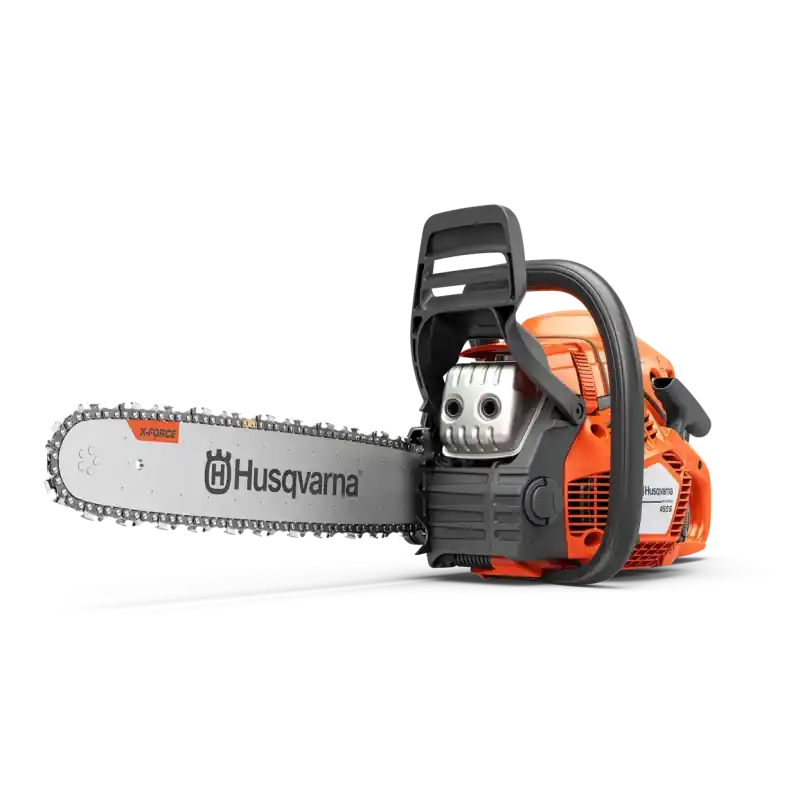 Paiement Sécurisé Tronçonneuse thermique Husqvarna 450S, guide chaine 45cm, 50,2cm3