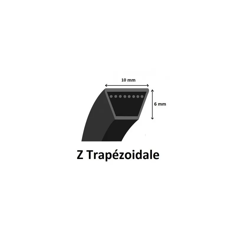 Achat Immédiat Courroie lisse trapézoïdale Z47