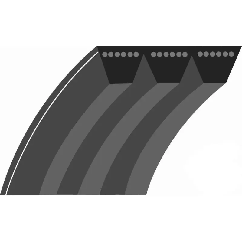 Courroie plate lignée qualité d‘origine BOBCAT / RANSOMES pour coupe 36 & 48&Prime; (section 1-5/32&Prime;, L 45-1/2&Prime;). Prix Cassé