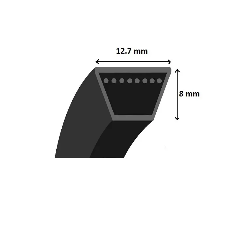 Certifié Courroie crantée trapézoïdale 4L690