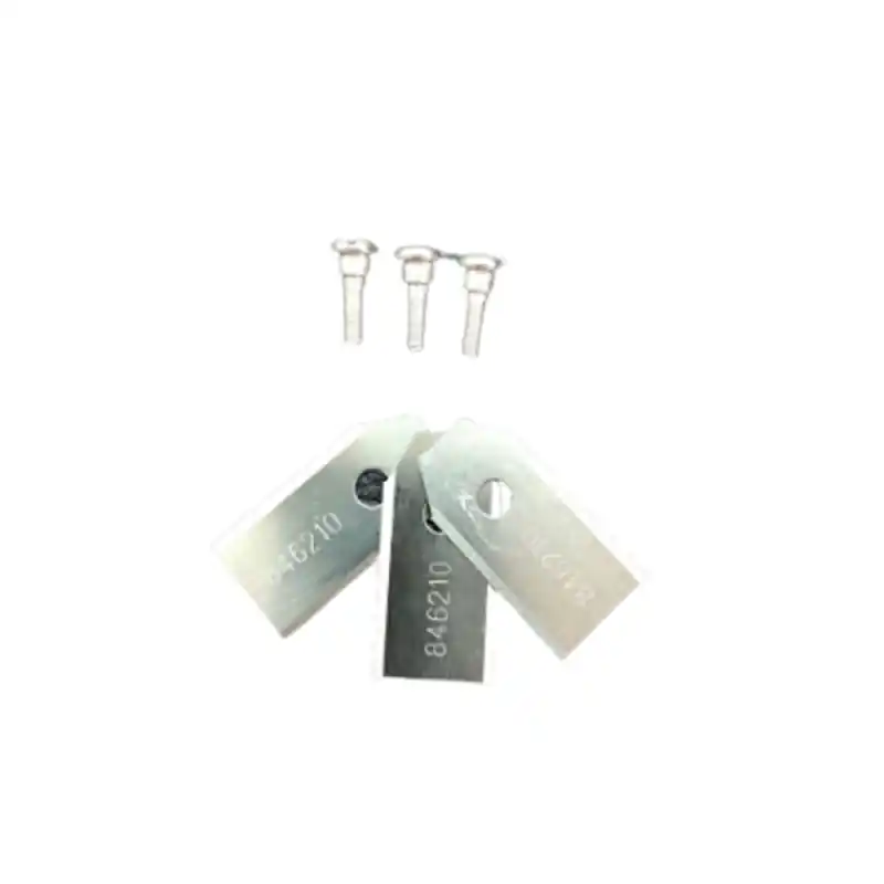 3 Lames et vis pour robot tondeuse Yard Force Top Vente
