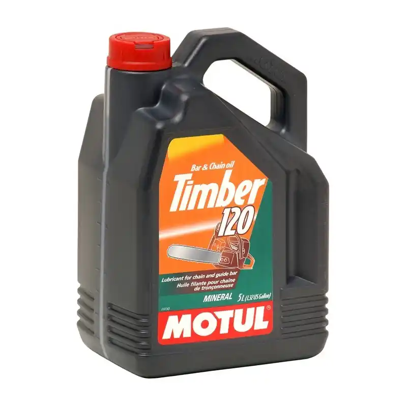 Meilleure Vente Huile de chaîne TIMBER 120 5 litres MOTUL