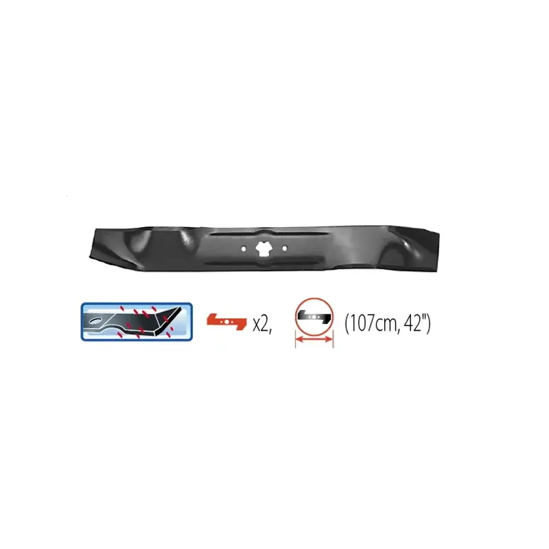 Lame pour tondeuse à gazon MTD 107 cm / 42&Prime; – Oregon P630453800102 Commander Vite