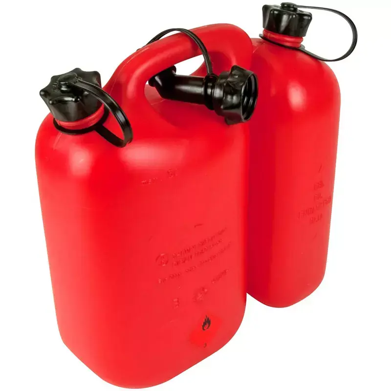Jerrican double compartiment 5 L + 3 L rouge – OREGON 562407 Bon Plan