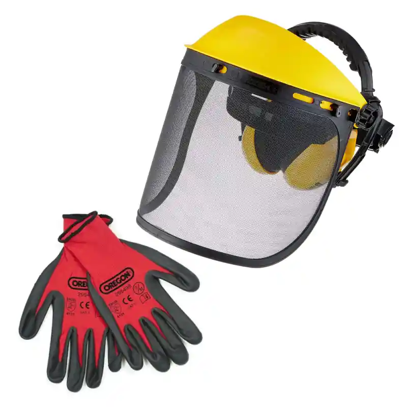 Meilleur Prix Kit sécurité du visage pour travaux forestiers et jardin visière + protège-oreilles – Oregon 581188