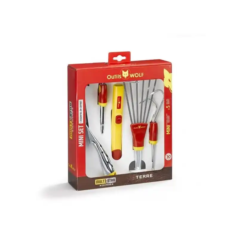 Affaire À Saisir MINI SET DE JARDINAGE MULTI-STAR – BT52 OUTILS WOLF