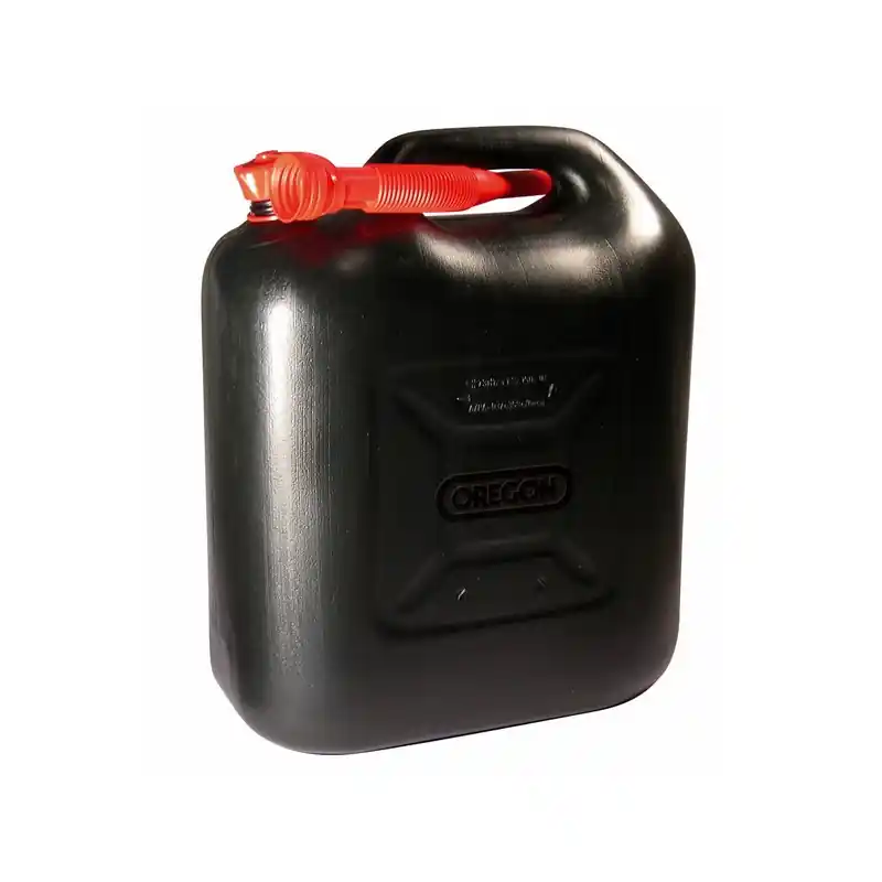 Bidon essence et huile Oregon 20 litres couleur noir Bon Marché