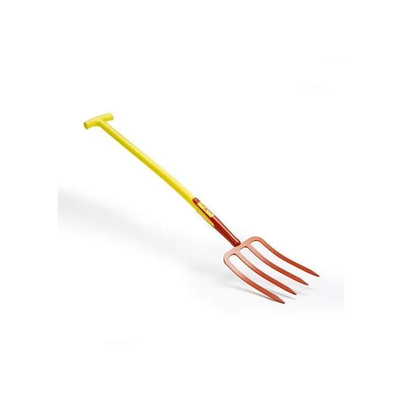 Haute Qualité FOURCHE LÉGÈRE AVEC MANCHE BÉQUILLE AXT OUTILS WOLF