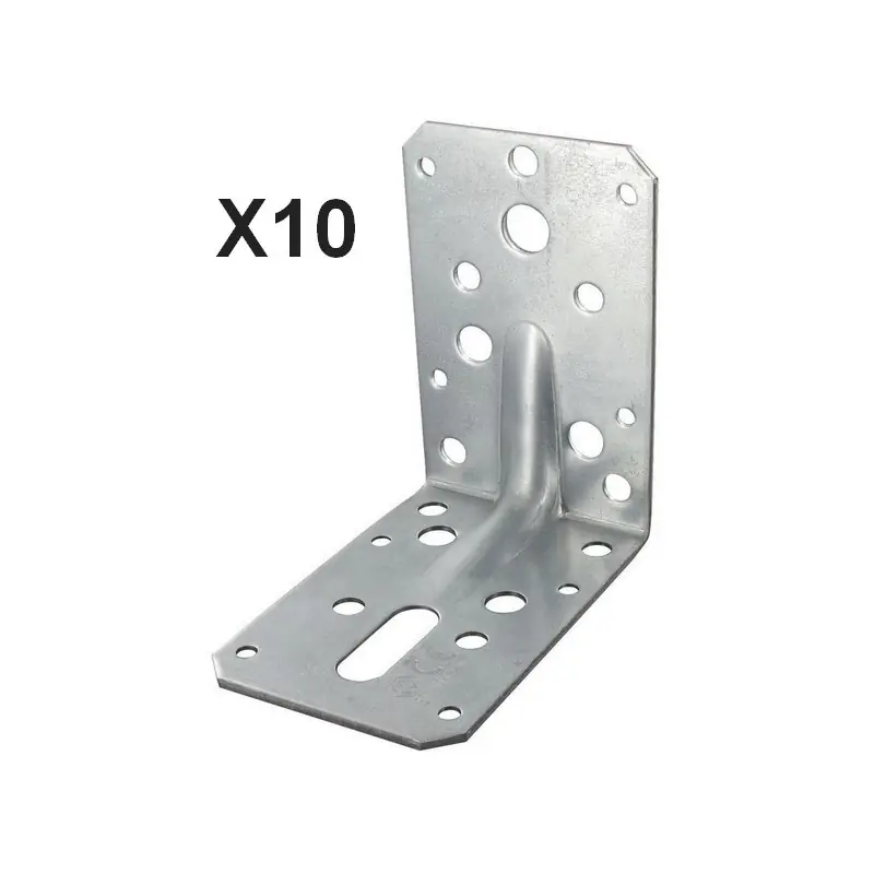 Kit Equerres renforcée zinguée 90 x 90 x 60 mm Offre Exclusive