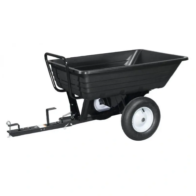 Remorque tracteur tondeuse Jardin poly dump 220 kg Promotion Saisonnière