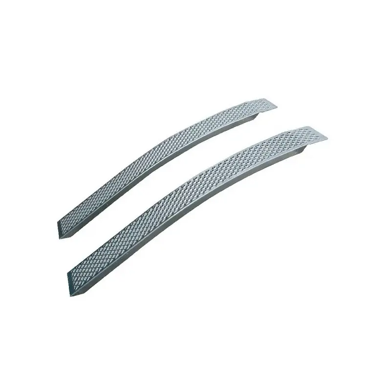 Paire de rampes de chargement courbées 2m 450kg Aluminium Dernier Modèle