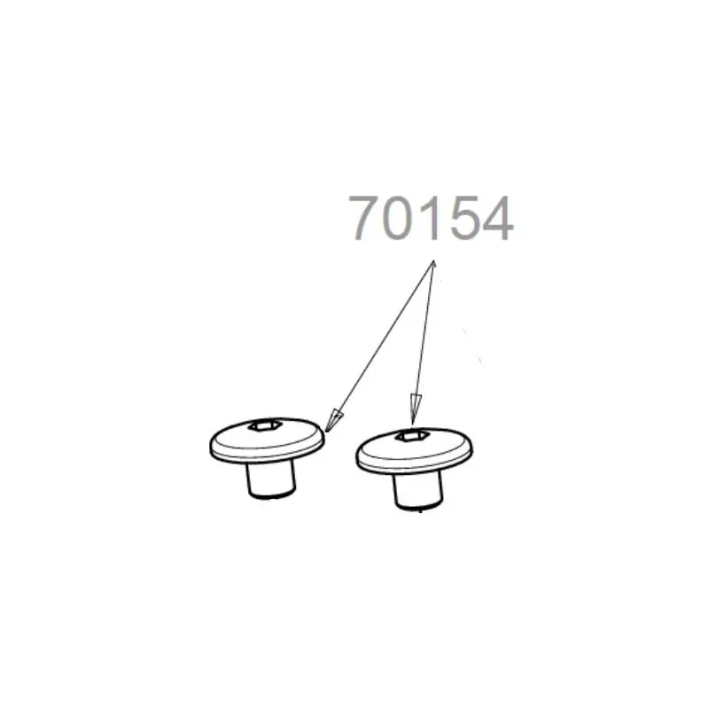 Prix Réduit Vis de fixation pour élagueur OR800V Outils Wolf (lot de 2)