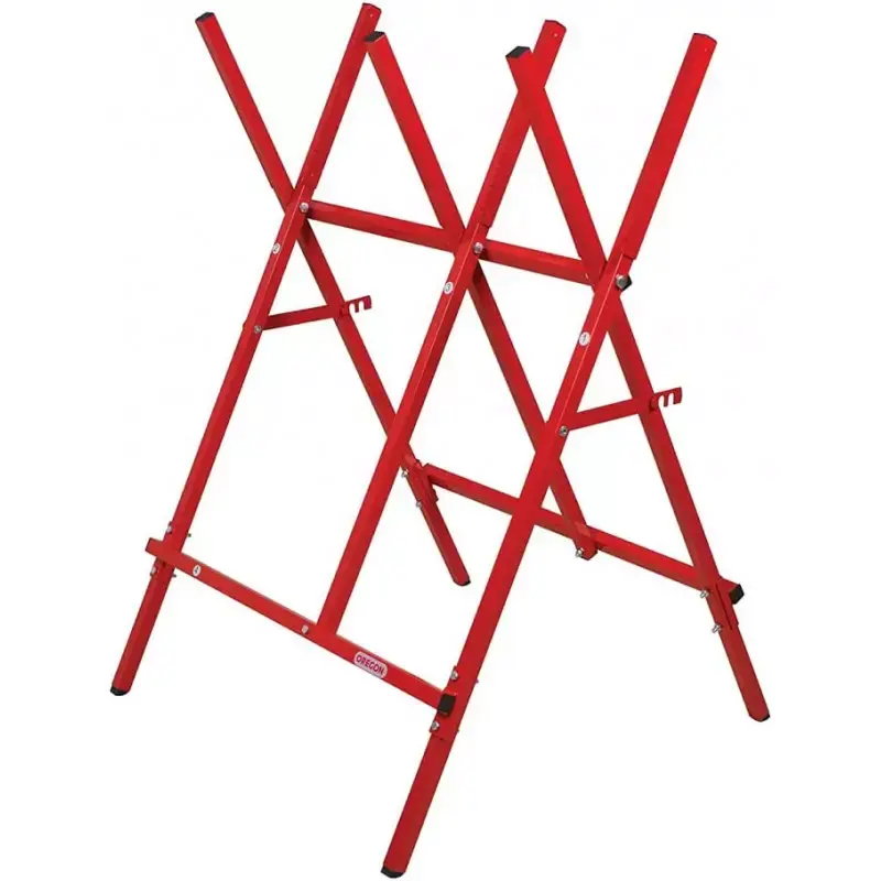 Acheter En Ligne Chevalet de sciage pliable 27 cm 80 kg rouge – OREGON – Acier anti-corrosion – 584145