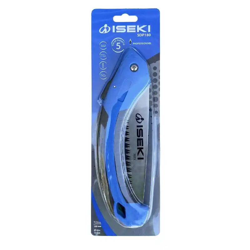 Scie à main professionnelle repliable ISEKI 18cm Jusqu&rsquo;à Épuisement Des Stocks