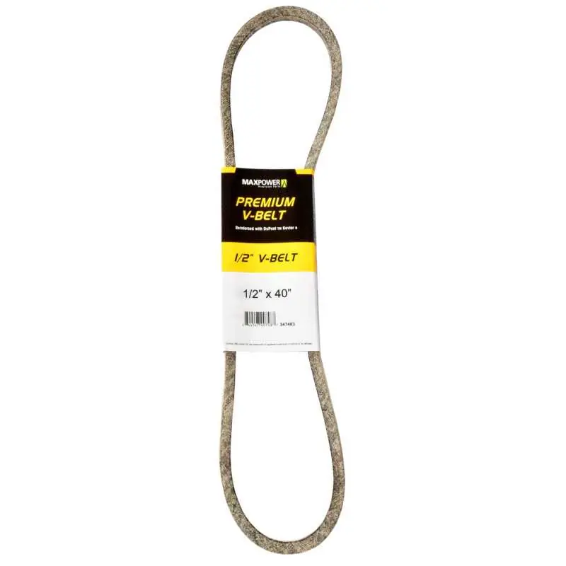Nouveauté COURROIE 1/2&Prime; X 40&Prime; Kevlar, spéciale motoculture 347483 Maxpower