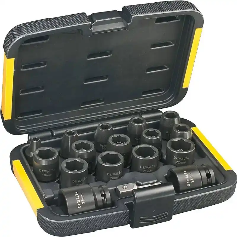 Prix Choc Coffret Dewalt 16 douilles à chocs, pour visseuse/perceuse