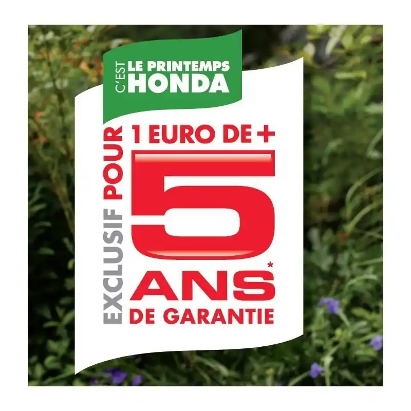 Extension de garantie a 5 ans (2+3) Pour 1 euros Offre Honda Quantité Limitée