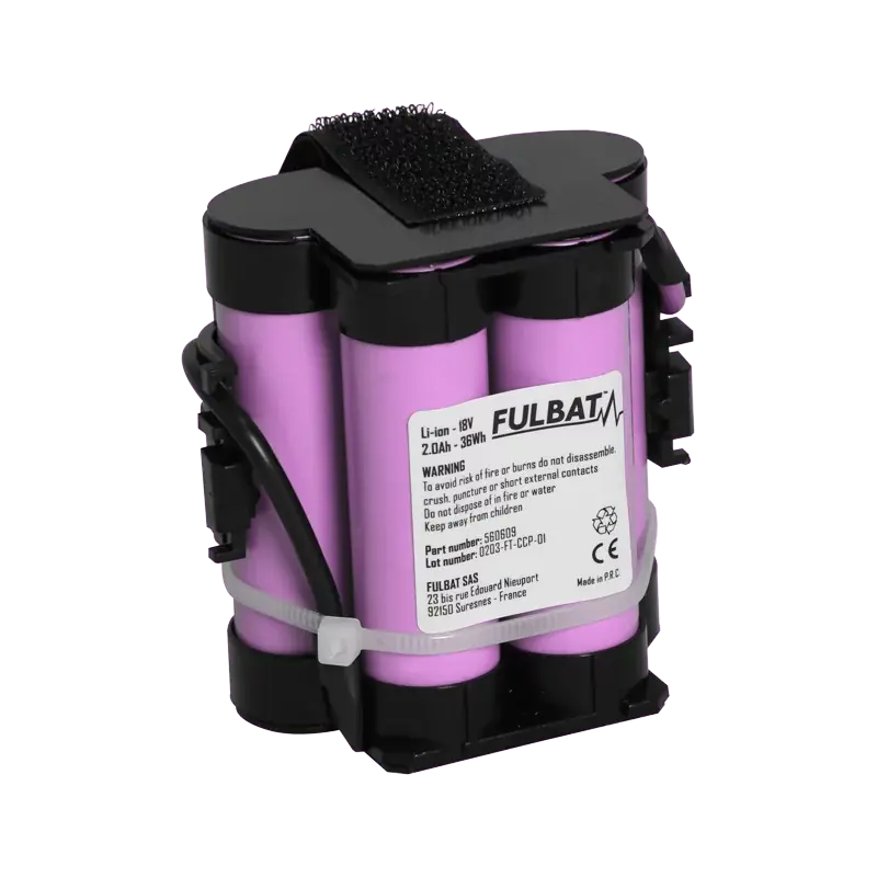 Satisfait Ou Remboursé Batterie FL-HU01 Lithium-Ion 18V, 2Ah, 36Wh