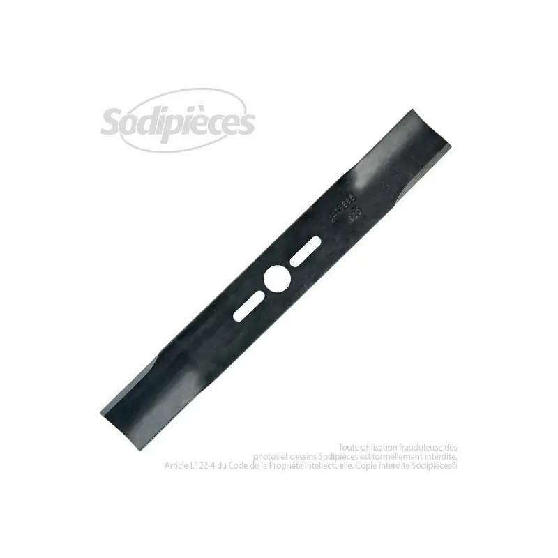 Petit Prix Lame tondeuse universelle 43,2 cm. Alésage 25,4 mm
