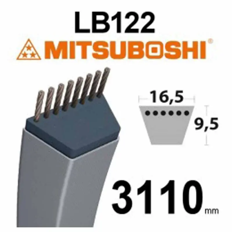Courroie Tondeuse LB122 MITSUBOSHI Bon Plan