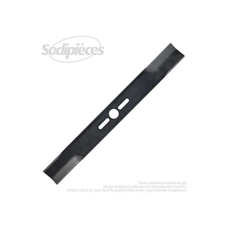 Meilleur Prix Lame tondeuse plate universelle 50 cm. Alésage 25,4 mm