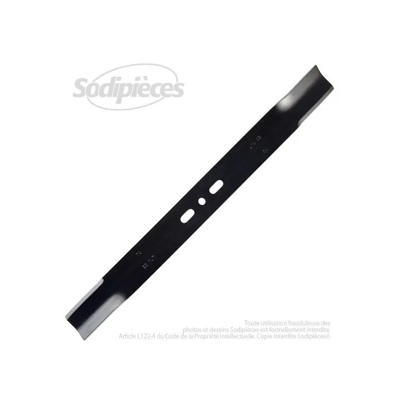 Lame tondeuse universelle 53 cm. Alésage 10 mm Usine Directe