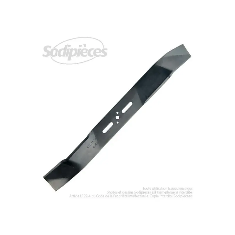 Prix Bas Lame tondeuse broyeuse universelle 53 cm. Alésage 9,5 mm