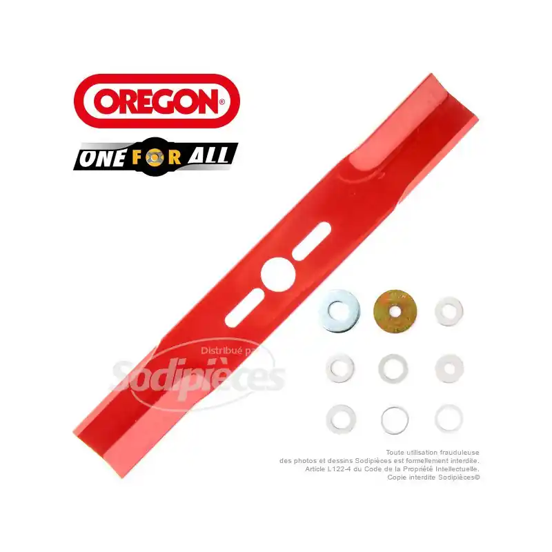 Top Vente Lame universelle droite 45,1 cm Orégon + rondelles