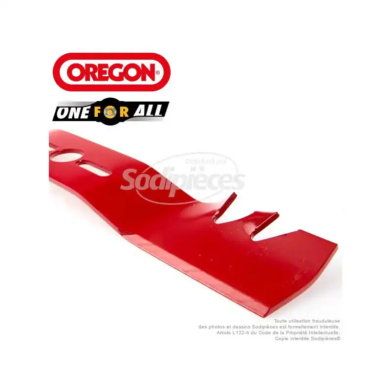 Promotion Saisonnière Lame universelle galbée 47,6 cm Orégon Gator Mulcher + rondelles