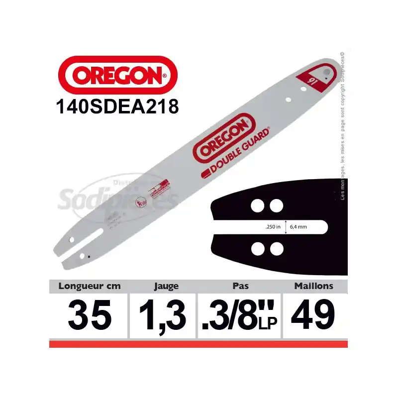 Petit Prix Guide OREGON DB Guard A218-35 cm