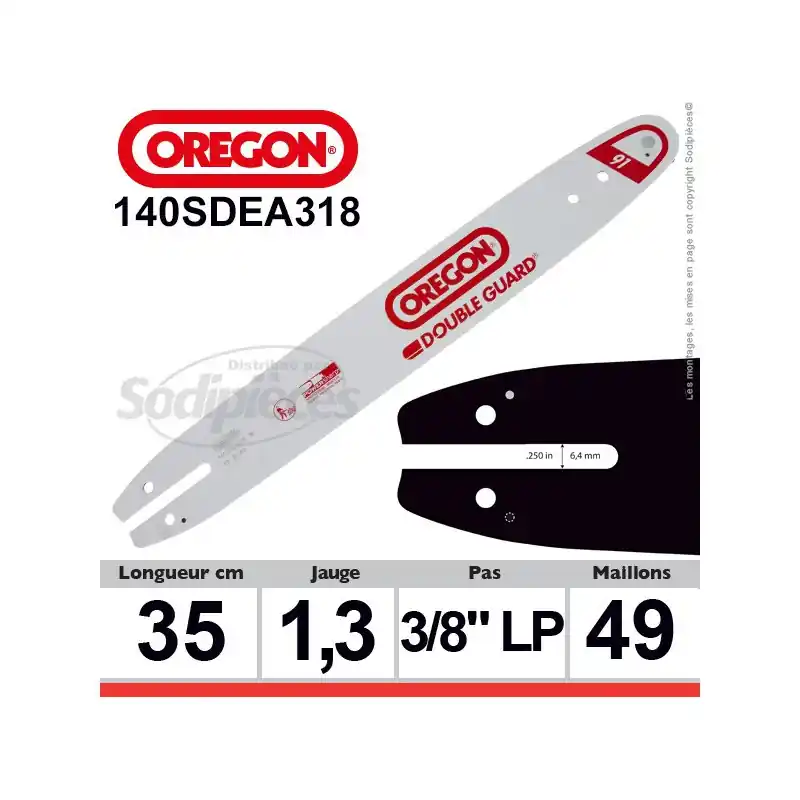 Retour Gratuit Guide OREGON DB Guard A318-35 cm