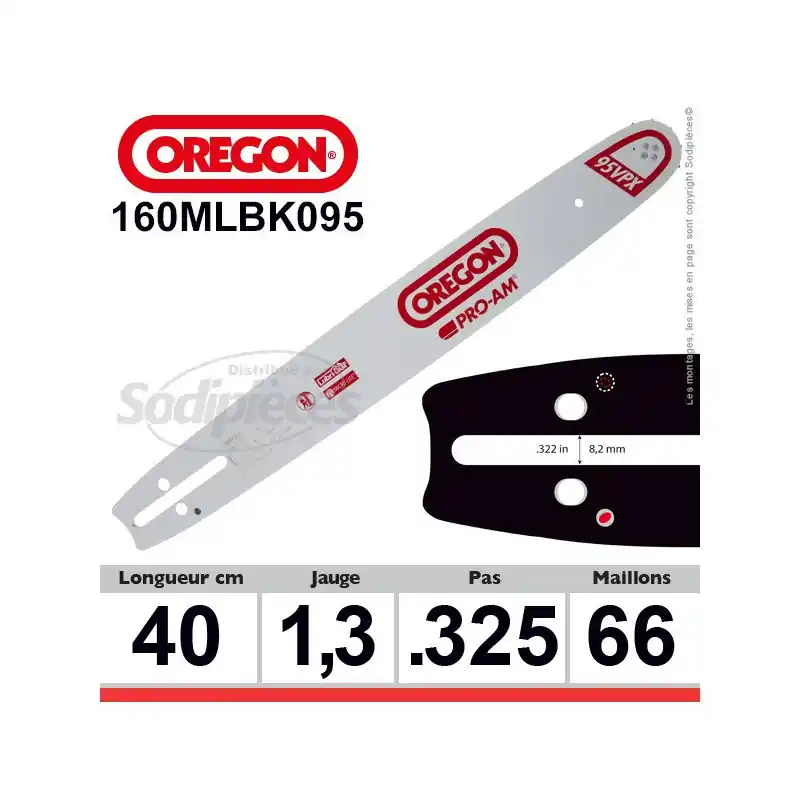 Guide OREGON Micro-lite K095-40 cm Meilleur Prix