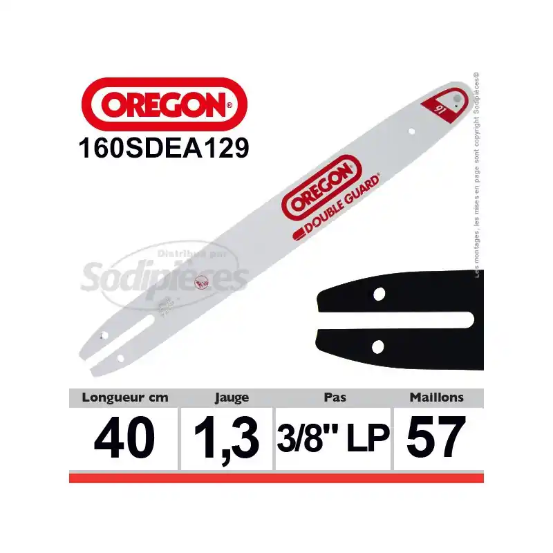 Guide OREGON DB Guard A129-40 cm Prix Réduit