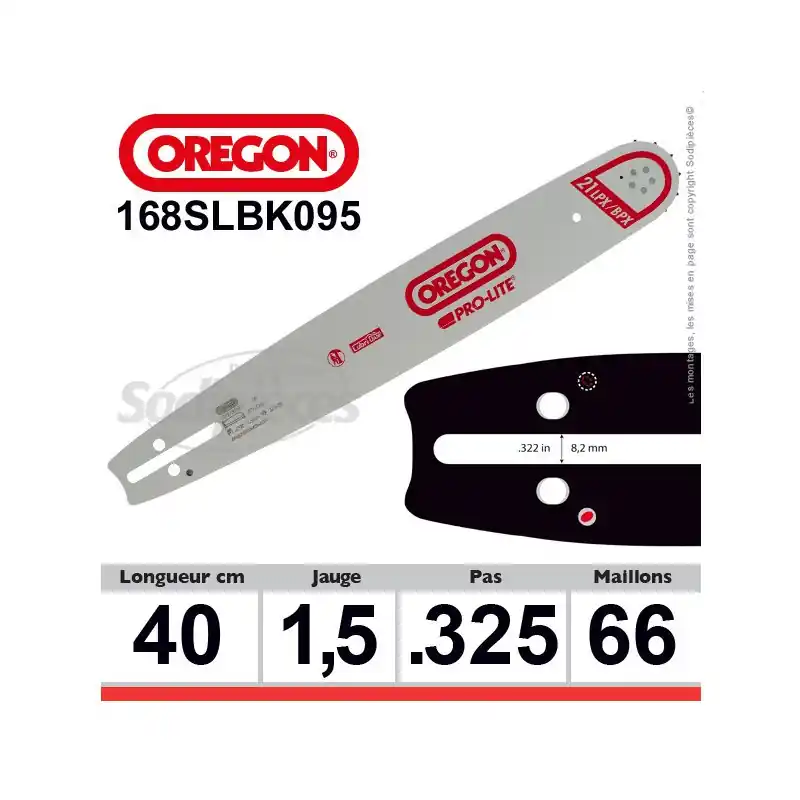 Prix Réduit Guide OREGON Pro-lite K095-40 cm