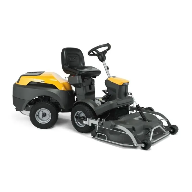 Satisfait Ou Remboursé PACK Autoportée à coupe frontale thermique Park 500 W +PLATEAU COMBI 100 Q +